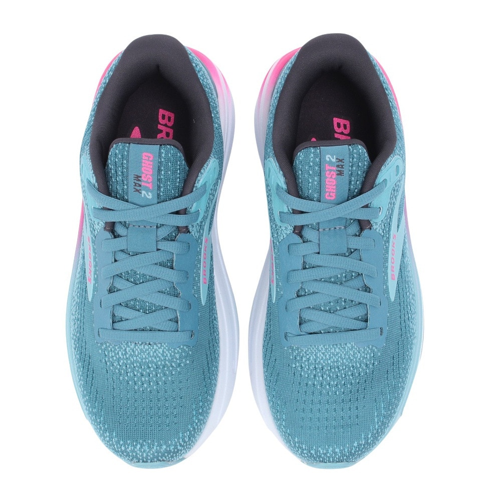 ブルックス（BROOKS）（レディース）ランニングシューズ ゴーストマックス2 グリーン BRW4202 GRN スニーカー ジョギングシューズ ウォーキング トレーニング 