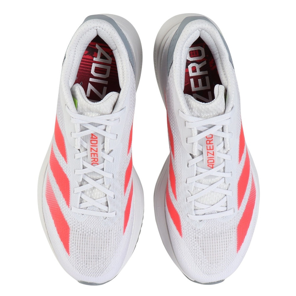 アディダス（adidas）（レディース）ランニングシューズ アディゼロ Sl2 W グレー IH8200 スニーカー ジョギング トレーニング 軽量 安定性