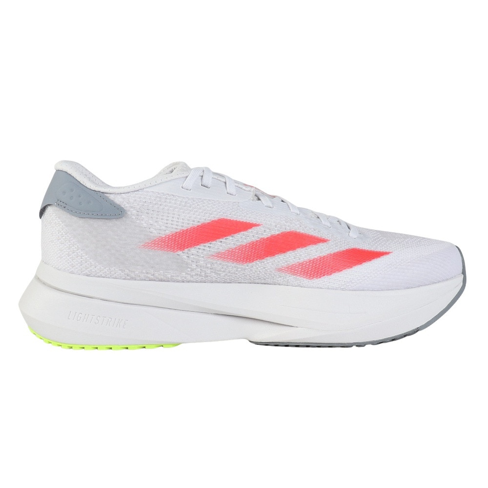 アディダス（adidas）（レディース）ランニングシューズ アディゼロ Sl2 W グレー IH8200 スニーカー ジョギング トレーニング 軽量 安定性