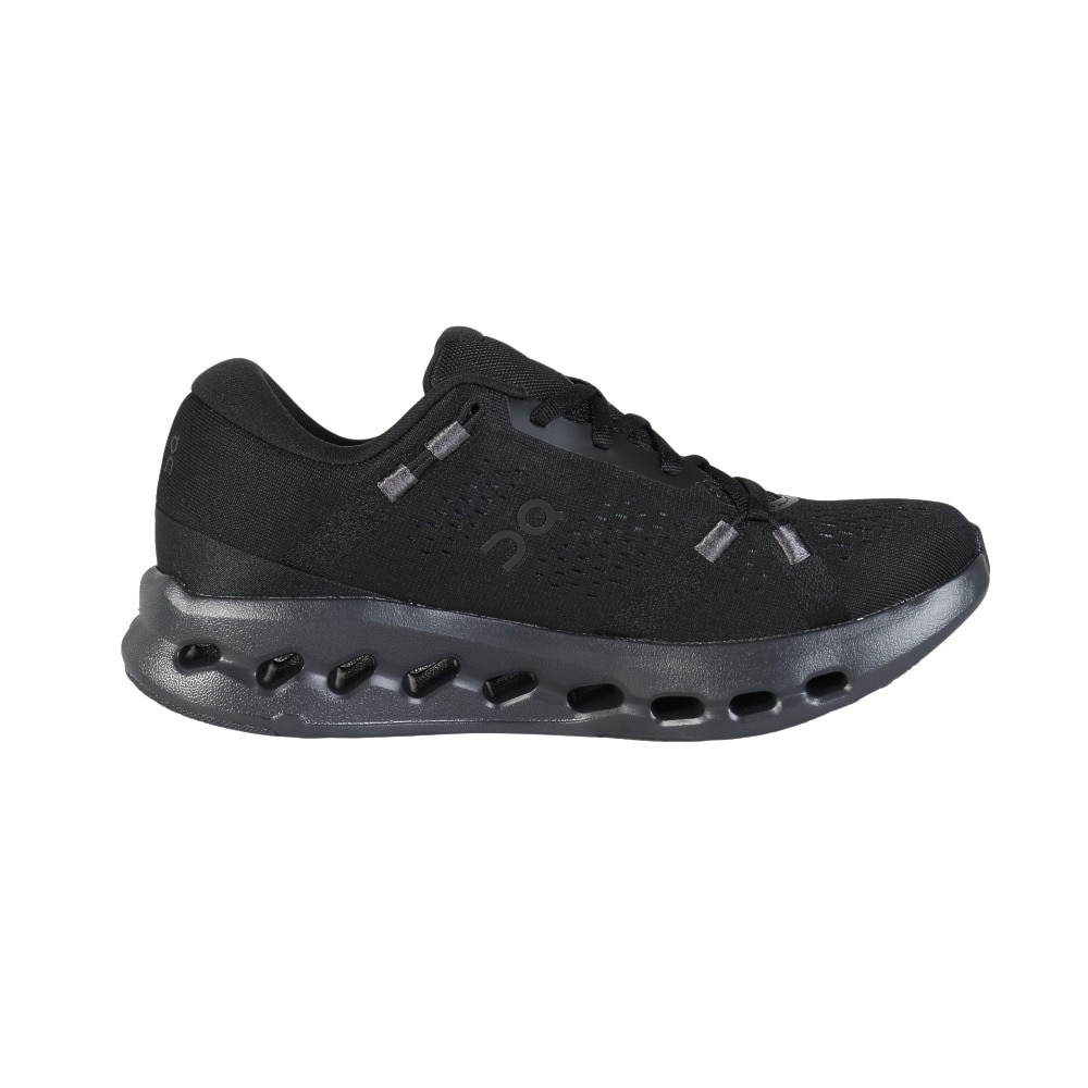 オン（On）（レディース）ランニングシューズ クラウドサーファー 2 ブラック 3WF10101043 スニーカー 軽量 クッション性 ジョグ ウォーキング Cloudsurfer 2
