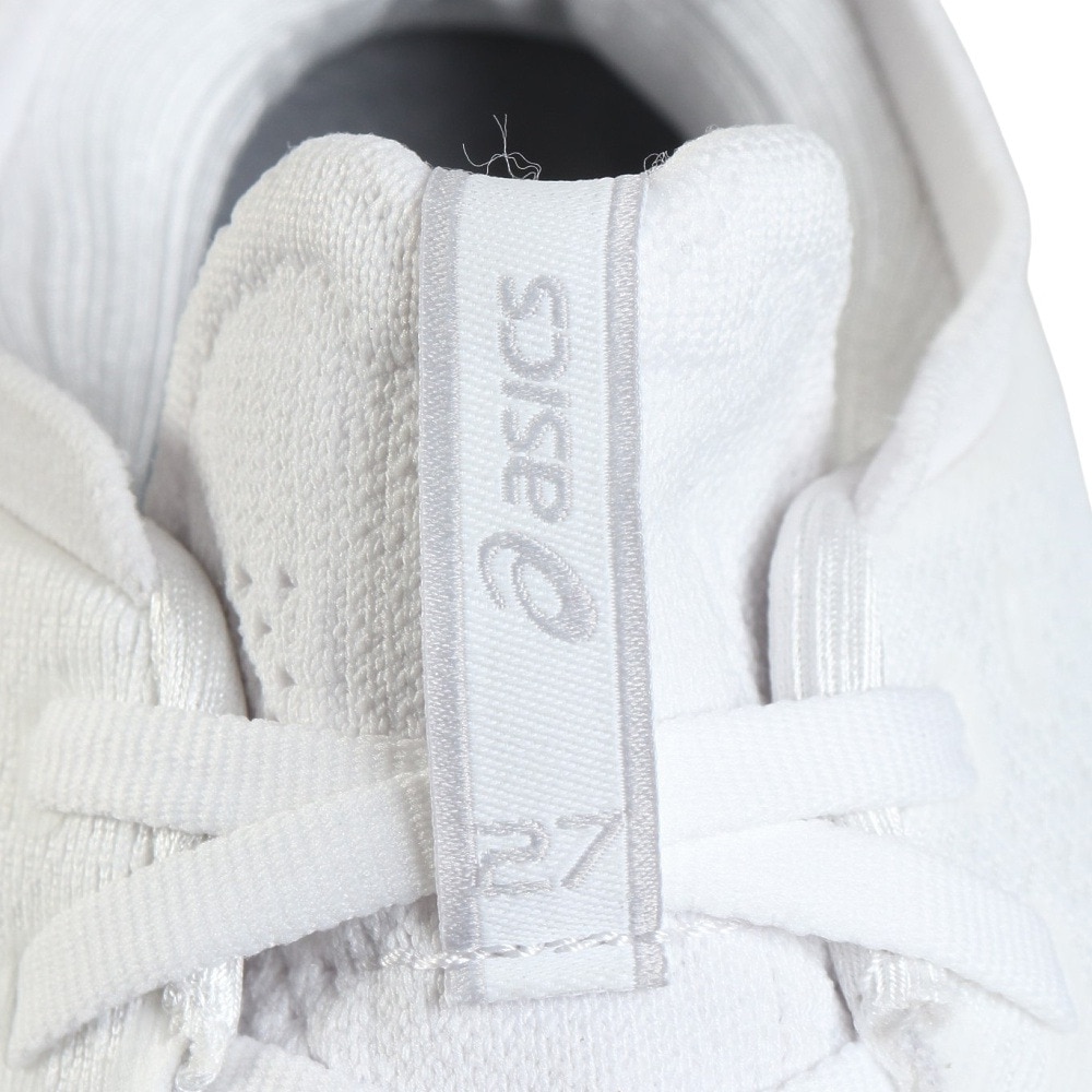 アシックス（ASICS）（レディース）ランニングシューズ ゲルニンバス27 ホワイト グレー 1012B753.100 スニーカー クッション GEL-NIMBUS 27