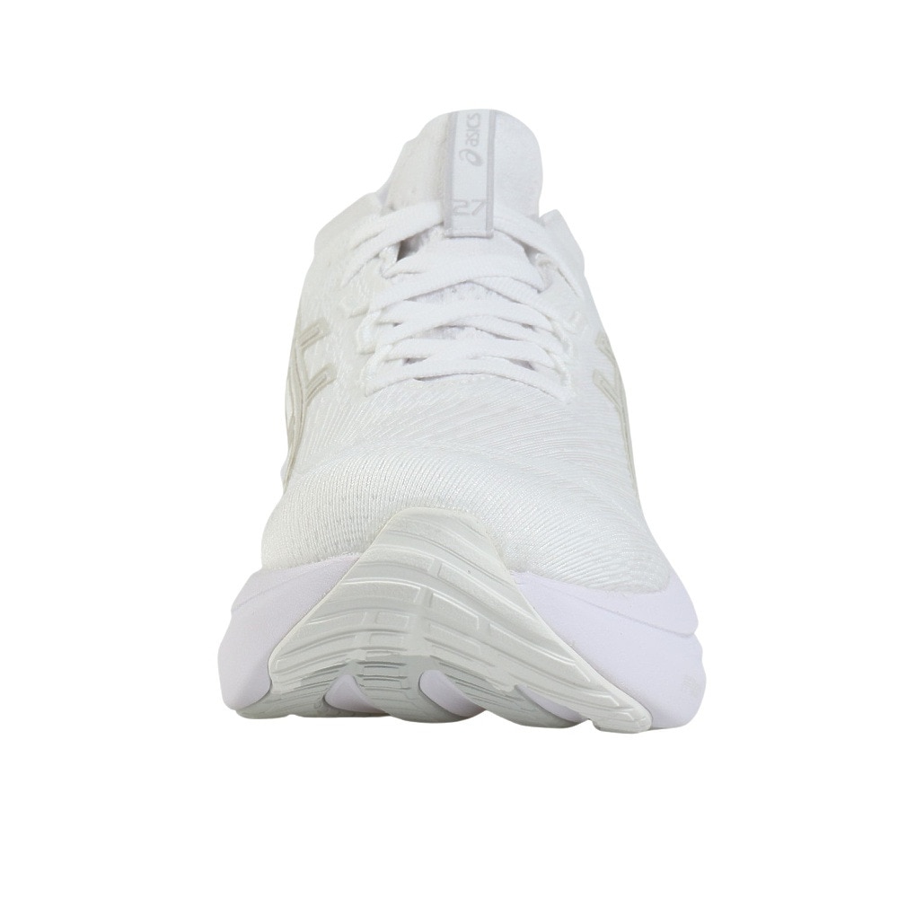 アシックス（ASICS）（レディース）ランニングシューズ ゲルニンバス27 ホワイト グレー 1012B753.100 スニーカー クッション GEL-NIMBUS 27