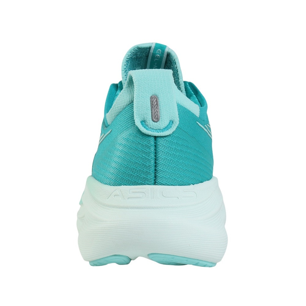 アシックス（ASICS）（レディース）ランニングシューズ ゲルニンバス27 ターコイズ 1012B753.400スニーカー クッション GEL-NIMBUS 27