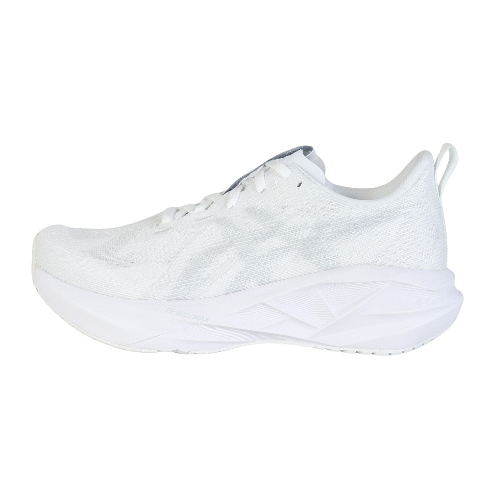 アシックス（ASICS）（レディース）ランニングシューズ ノヴァブラスト 5 ホワイト グレー 1012B765.100 スニーカー ジョグ クッション性