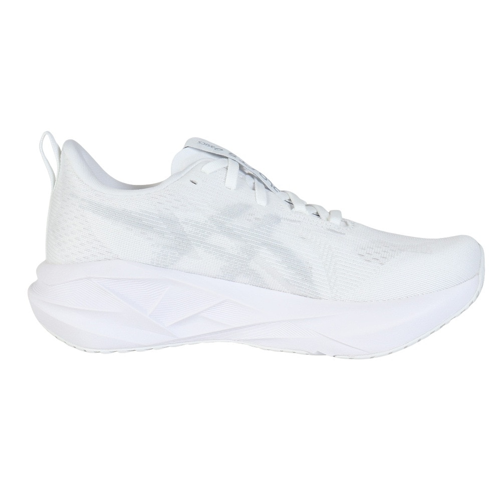 アシックス（ASICS）（レディース）ランニングシューズ ノヴァブラスト 5 ホワイト グレー 1012B765.100 スニーカー ジョグ クッション性