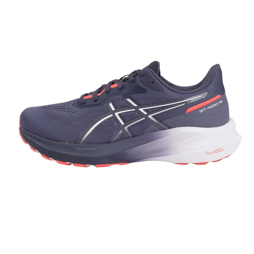 アシックス（ASICS）（レディース）ランニングシューズ ジョギングシューズ GT-1000 13 WIDE 1012B662.500
