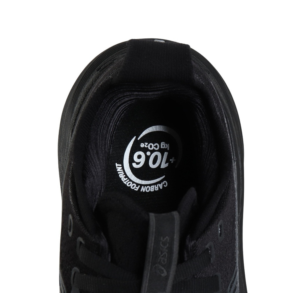 アシックス（ASICS）（レディース）ランニングシューズ ゲルニンバス27 ブラック グレー 1012B753.001 スニーカー クッション GEL-NIMBUS 27