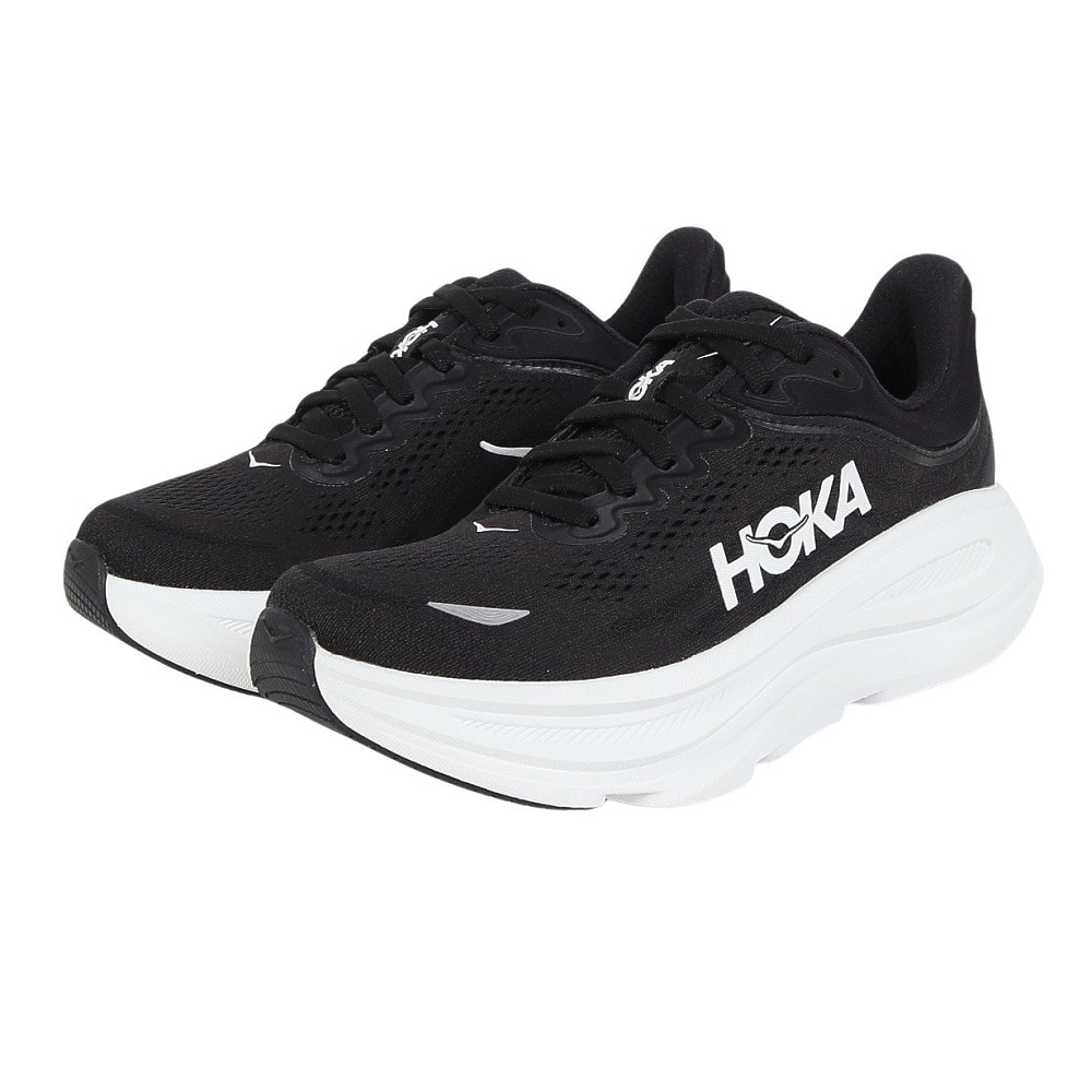 ホカ（HOKA）（レディース）ランニングシューズ ジョギングシューズ Bondi 9 Wide 1162014-BWHT