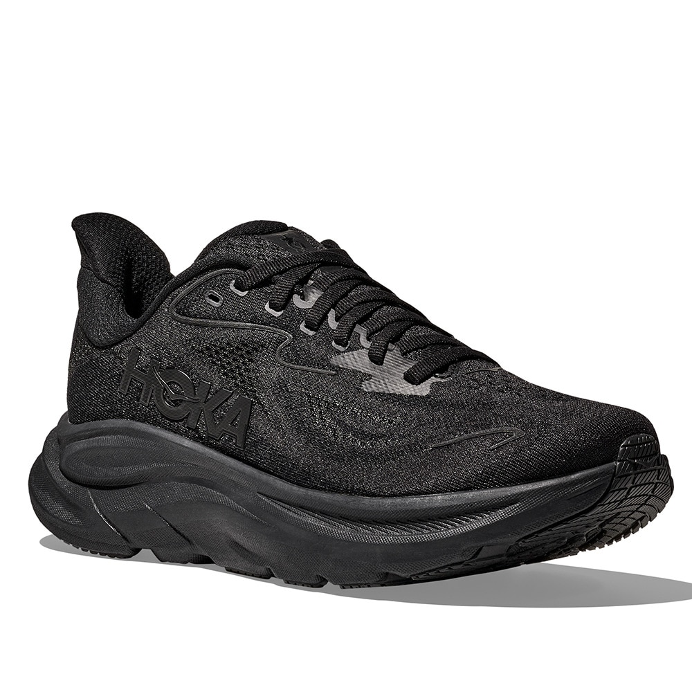 ホカ（HOKA）（レディース）ランニングシューズ ジョギングシューズ クリフトン 10 ブラック 1162031-BBLC スニーカー ラン ウォーク 超軽量 クッション性
