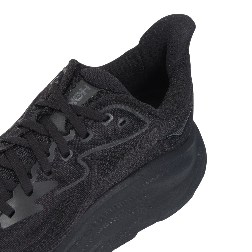 ホカ（HOKA）（レディース）ランニングシューズ ジョギングシューズ クリフトン 10 ブラック 1162031-BBLC スニーカー ラン ウォーク 超軽量 クッション性