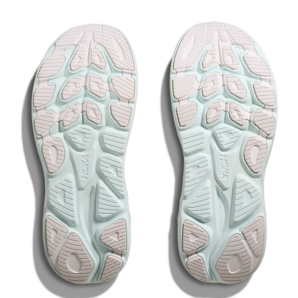 ホカ（HOKA）（レディース）ランニングシューズ ジョギングシューズ クリフトン 10 ホワイト グリーン 1162031-WTCL スニーカー 超軽量 クッション性 通気性