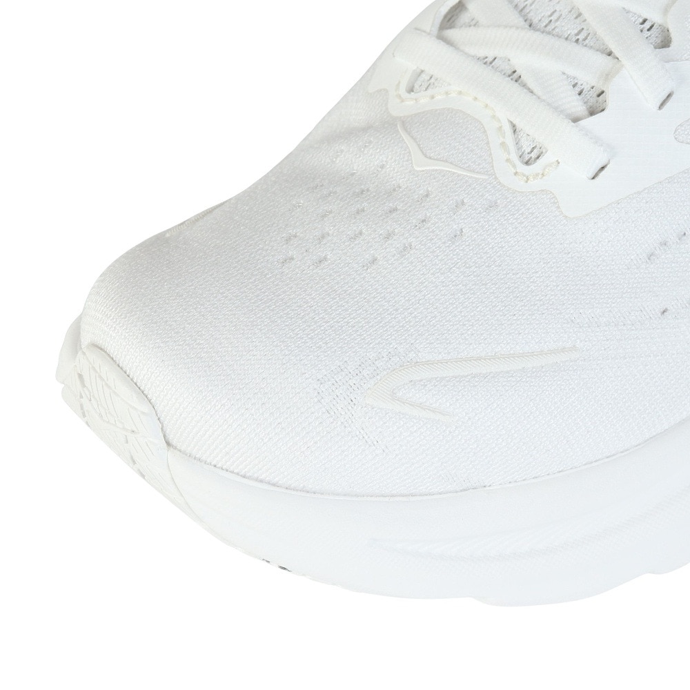 ホカ（HOKA）（レディース）ランニングシューズ ジョギングシューズ クリフトン 10 ホワイト 1162031-WWH スニーカー ラン ウォーク 超軽量 クッション性 通気性