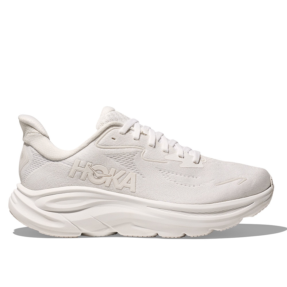 ホカ（HOKA）（レディース）ランニングシューズ ジョギングシューズ クリフトン 10 ホワイト 1162031-WWH スニーカー ラン ウォーク 超軽量 クッション性 通気性
