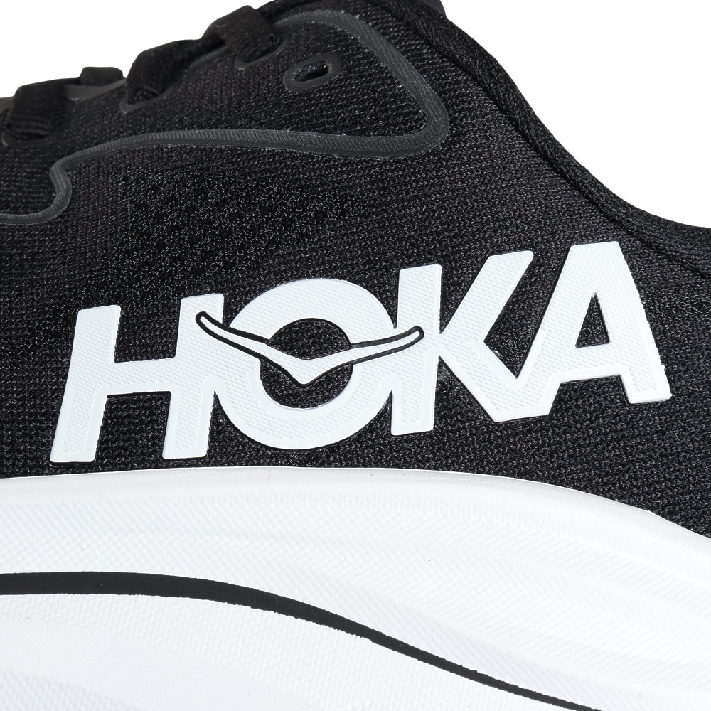 ホカ（HOKA）（レディース）ランニングシューズ ジョギングシューズ クリフトン 10 ワイド ブラック ホワイト 1162050-BWHT ラン ウォーク 超軽量 クッション性