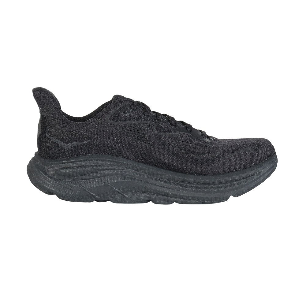 ホカ（HOKA）（レディース）ランニングシューズ ジョギングシューズ クリフトン 10 ワイド ブラック 1162050-BBLC スポーツ シューズ