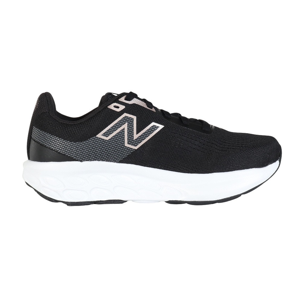 ニューバランス（new balance）（レディース）ランニングシューズ Fresh Foam 520 v9 ブラック ホワイト W520LK9 2E スニーカー ジョギングシューズ