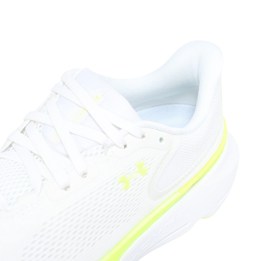 アンダーアーマー（UNDER ARMOUR）（レディース）ランニングシューズ ジョギングシューズ インフィニットプロ 2 ホワイト グリーン 3028177 102