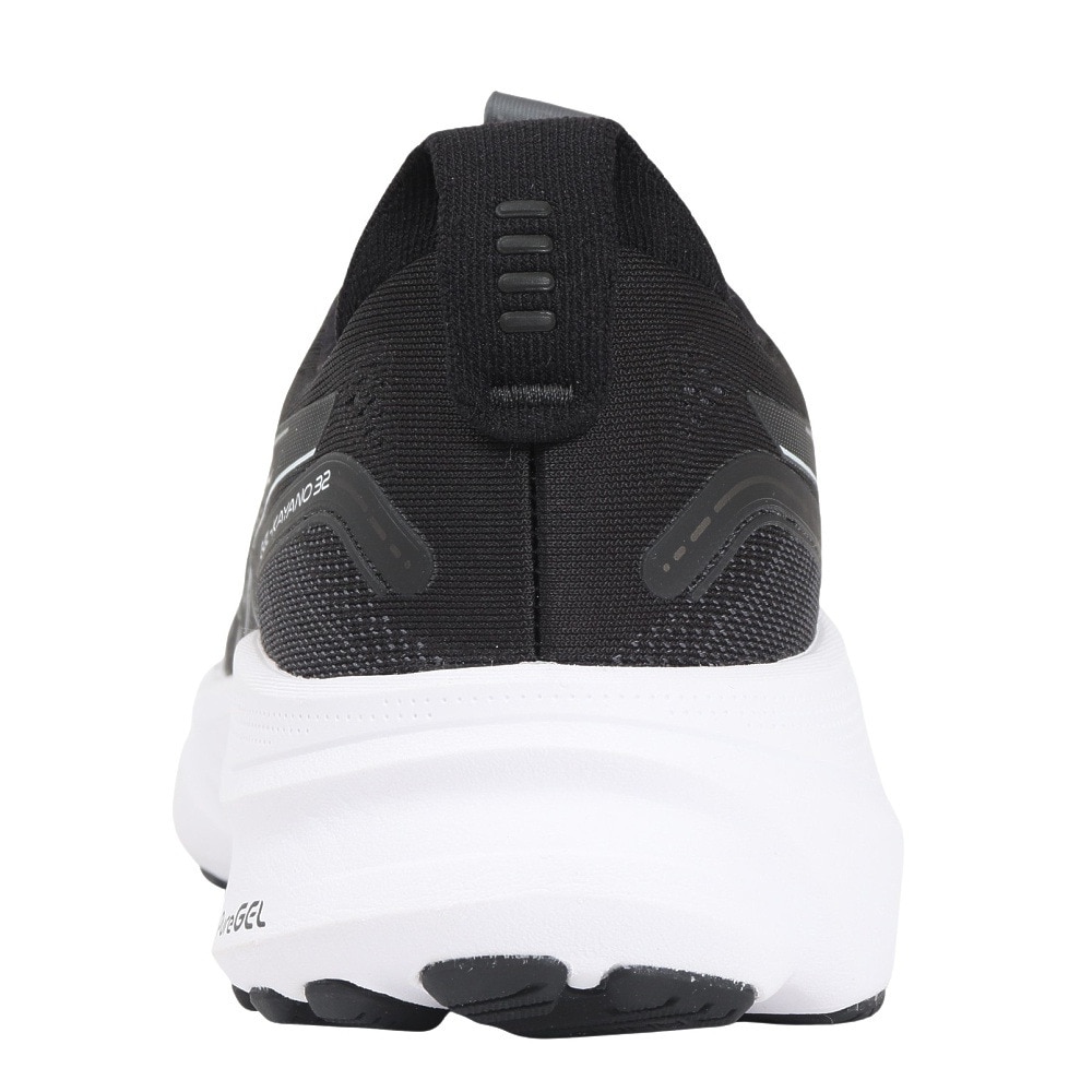 アシックス（ASICS）（レディース）ランニングシューズ ジョギングシューズ GEL-KAYANO 32 NARROW ブラック ホワイト 1012B837.002 快適性