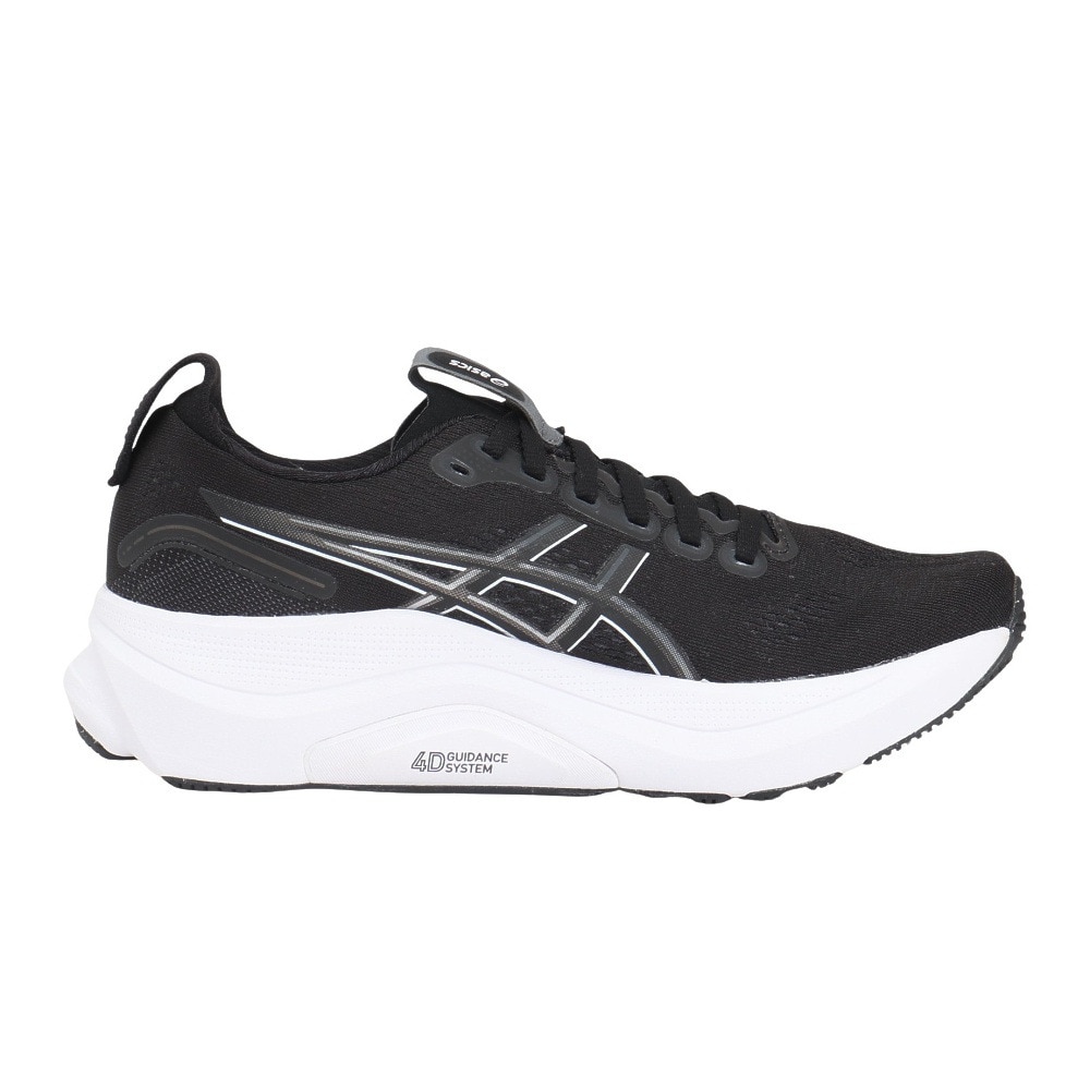 アシックス（ASICS）（レディース）ランニングシューズ ジョギングシューズ GEL-KAYANO 32 NARROW ブラック ホワイト 1012B837.002 快適性
