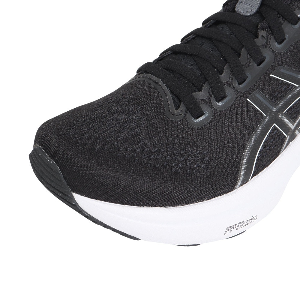 アシックス（ASICS）（レディース）ランニングシューズ ジョギングシューズ GEL-KAYANO 32 NARROW ブラック ホワイト 1012B837.002 快適性