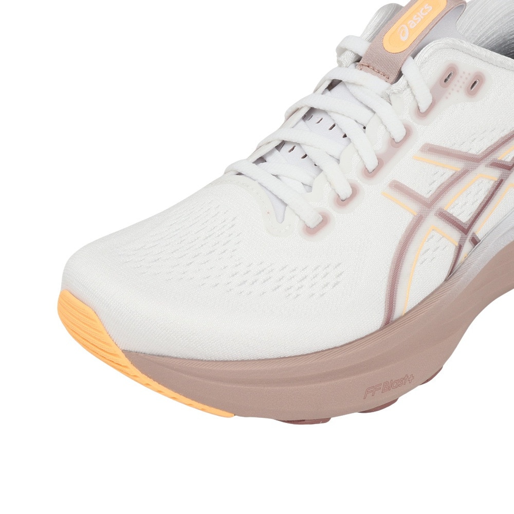 アシックス（ASICS）（レディース）ランニングシューズ ジョギングシューズ GEL-KAYANO 32 ホワイト 1012B838.101 快適性 安定性  軽量化