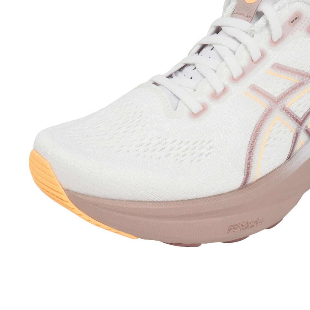 アシックス（ASICS）（レディース）ランニングシューズ ジョギングシューズ GEL-KAYANO 32 WIDE ホワイト 1012B839.101 快適性 安定性 