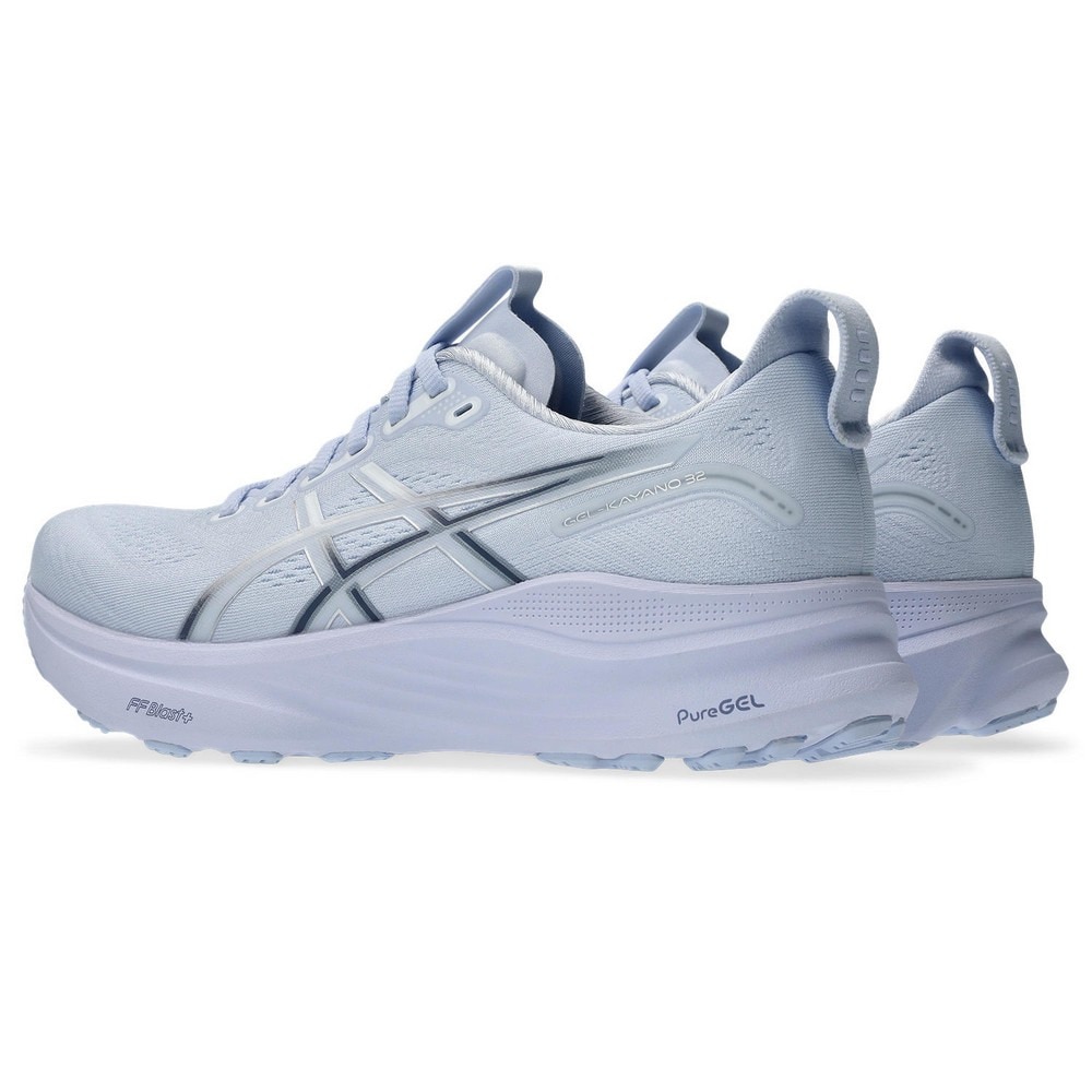 アシックス（ASICS）（レディース）ランニングシューズ ジョギングシューズ ゲルカヤノ 32 ワイド ライトブルー 1012B839.401