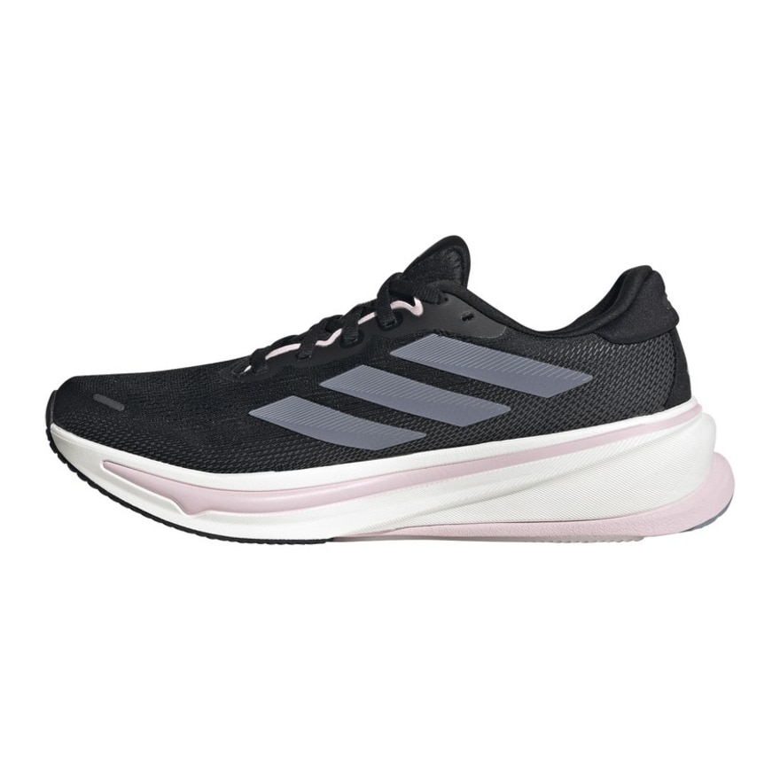 アディダス（adidas）（レディース）ランニングシューズ ジョギングシューズ スーパーノヴァ ライズ 2 ランニング ブラック JQ7685 スニーカー