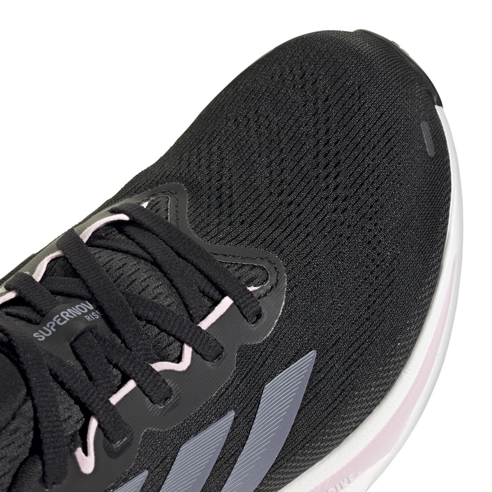 アディダス（adidas）（レディース）ランニングシューズ ジョギングシューズ スーパーノヴァ ライズ 2 ランニング ブラック JQ7685 スニーカー