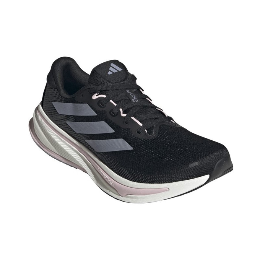 アディダス（adidas）（レディース）ランニングシューズ ジョギングシューズ スーパーノヴァ ライズ 2 ランニング ブラック JQ7685 スニーカー