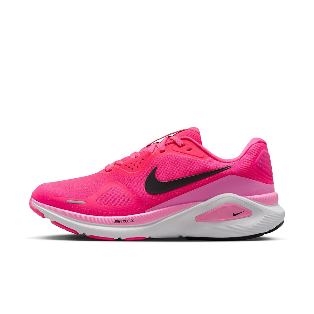 ナイキ（NIKE）（レディース）ランニングシューズ ジョギングシューズ ストラクチャー 26 ショックピンク HJ1101-601 安定性 耐久性