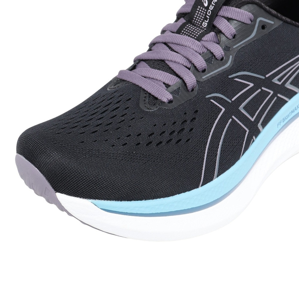 アシックス（ASICS）（レディース）ランニング ジョギングシューズ グライドライド マックス ブラック グレー 1012B691.002 