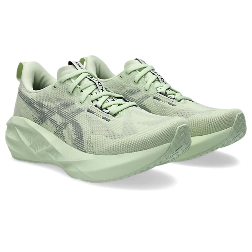 アシックス（ASICS）（レディース）ランニングシューズ ジョギングシューズ ノヴァブラスト 5  グリーン ブルー 1012B765.301 スニーカー