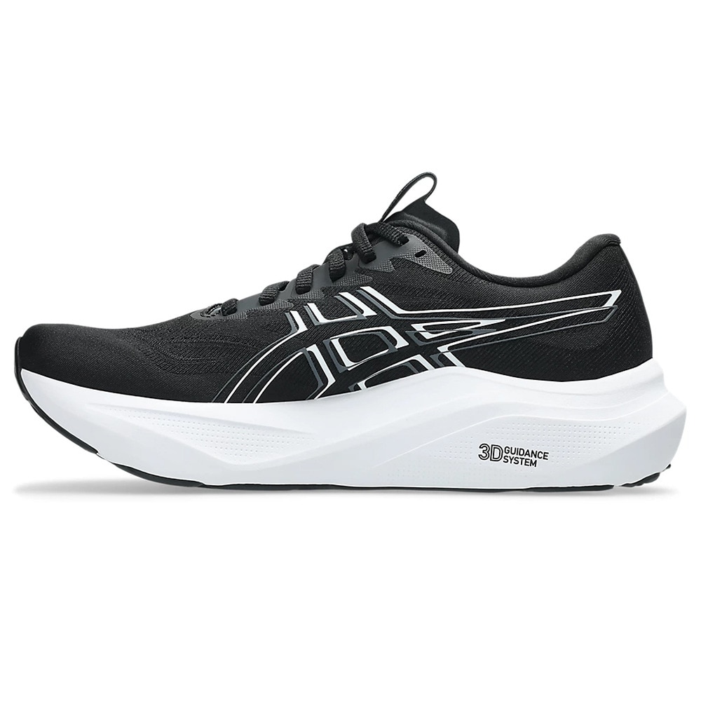 アシックス（ASICS）（レディース）ランニングシューズ ジョギングシューズ GT-2000 14 ワイド ブラック ホワイト 1012B842.001