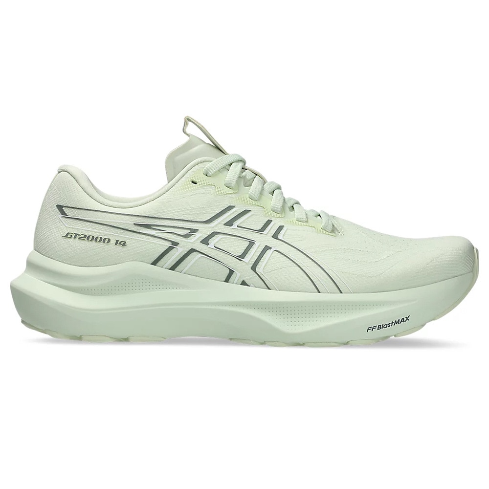 アシックス（ASICS）（レディース）ランニングシューズ ジョギングシューズ GT-2000 14 グリーン 1012B843.300
