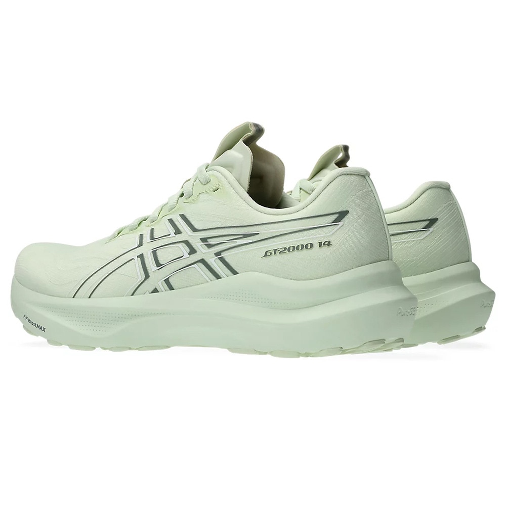 アシックス（ASICS）（レディース）ランニングシューズ ジョギングシューズ GT-2000 14 グリーン 1012B843.300