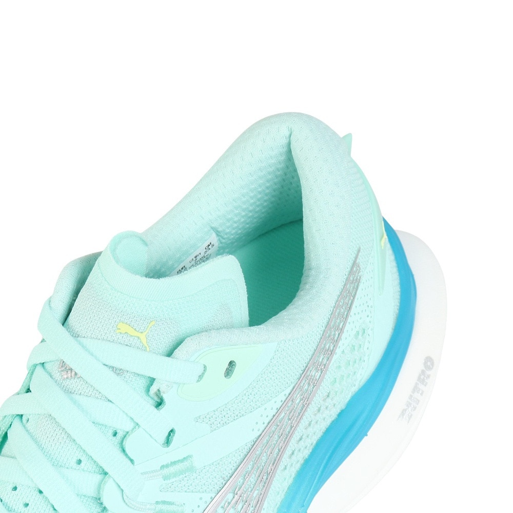 プーマ（PUMA）（レディース）ランニングシューズ ジョギングシューズ ディヴィエイト ニトロ 3 ライトブルー 30970819 スニーカー
