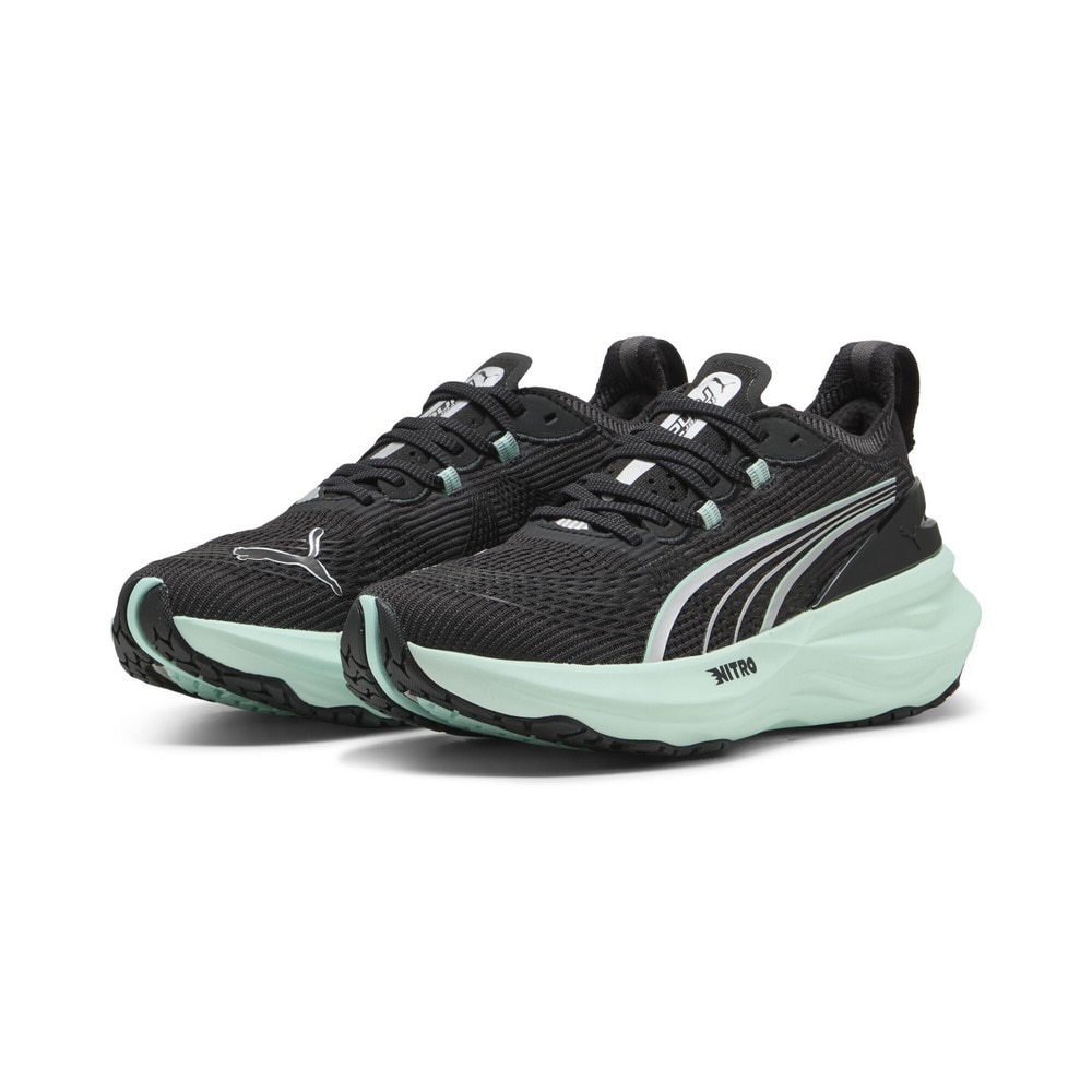 プーマ（PUMA）（レディース）ランニングシューズ ジョギングシューズ フォーエバー ラン ニトロ 2 ブラック 31047116 スニーカー