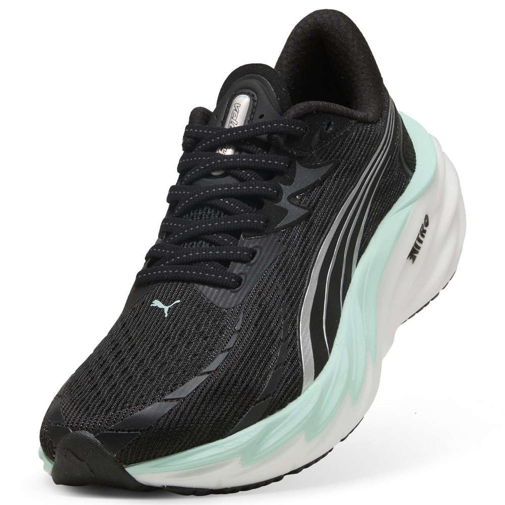プーマ（PUMA）（レディース）ランニングシューズ ジョギングシューズ ヴェロシティ ニトロ 4 ブラック 31114103 スニーカー