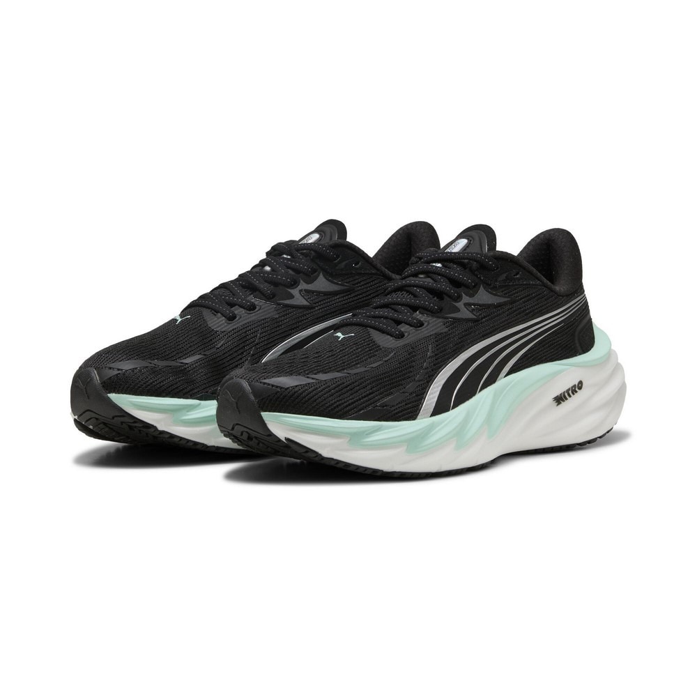 プーマ（PUMA）（レディース）ランニングシューズ ジョギングシューズ ヴェロシティ ニトロ 4 ブラック 31114103 スニーカー