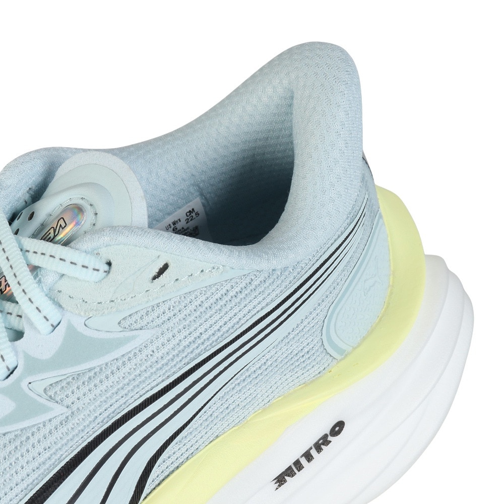 プーマ（PUMA）（レディース）ランニングシューズ ジョギングシューズ ヴェロシティ ニトロ 4 ライトブルー 31114107 スニーカー