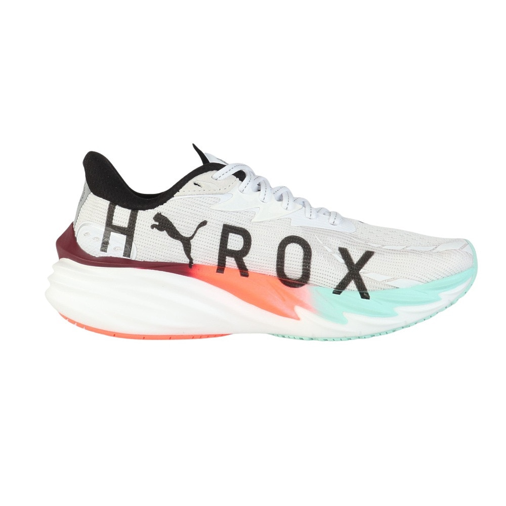 プーマ（PUMA）（レディース）ランニングシューズ ジョギングシューズ PUMA×HYROX ヴェロシティ ニトロ 4 ホワイト 31191201 スニーカー