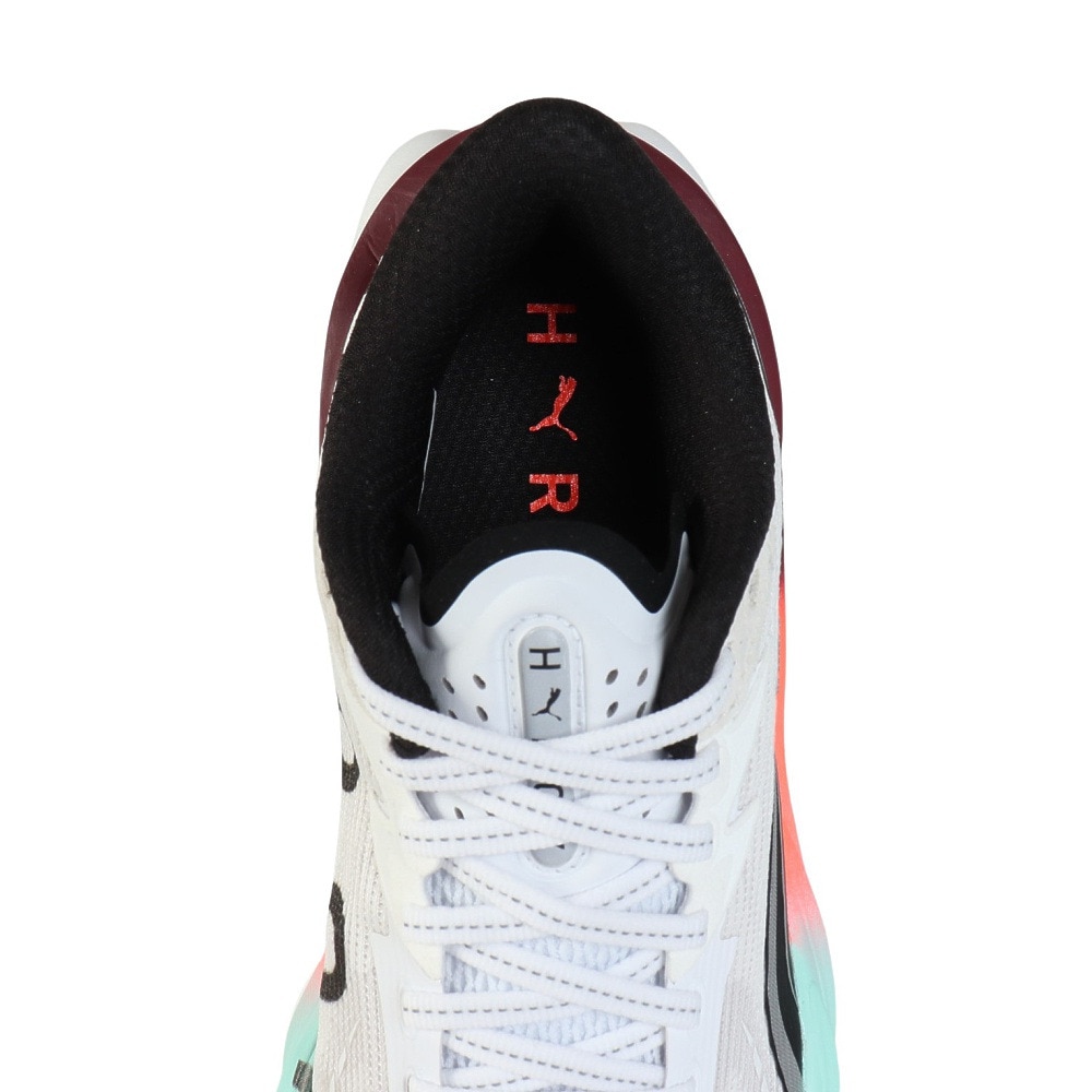 プーマ（PUMA）（レディース）ランニングシューズ ジョギングシューズ PUMA×HYROX ヴェロシティ ニトロ 4 ホワイト 31191201 スニーカー