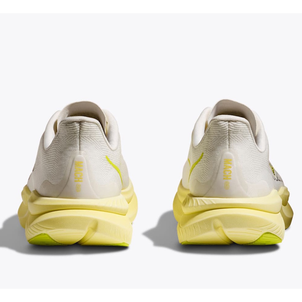 ホカ（HOKA）（レディース）ランニングシューズ ジョギングシューズ マッハ 6  ホワイト イエロー 1147810-WNH スニーカー