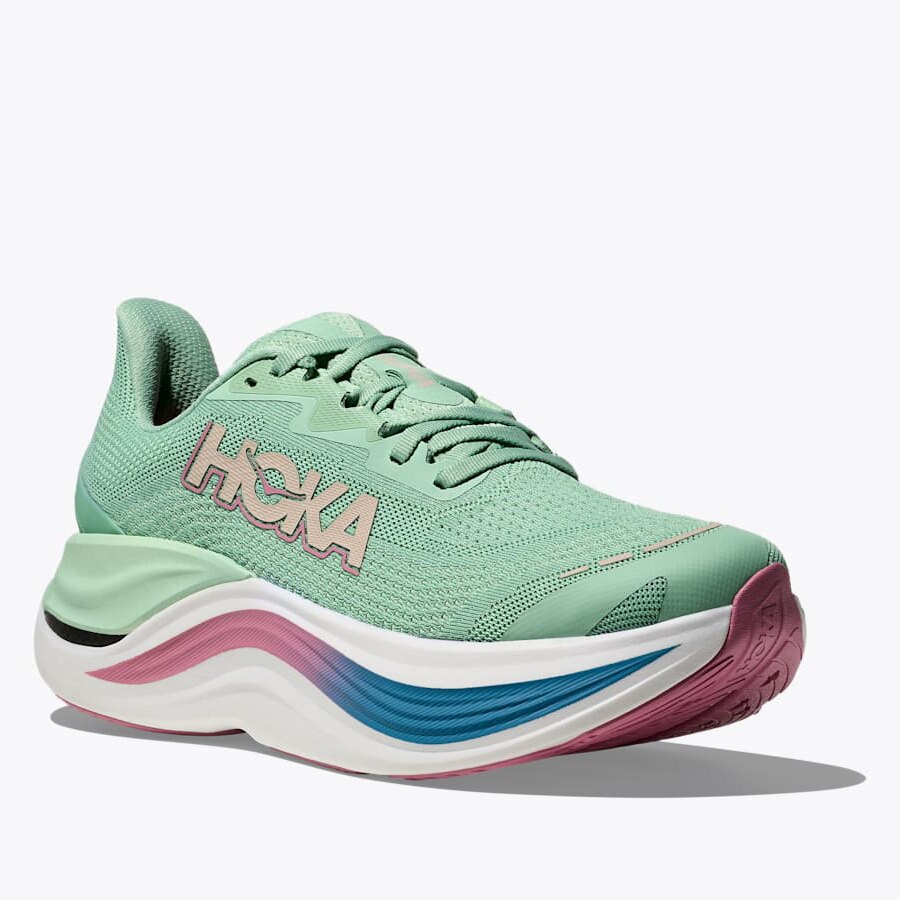 ホカ（HOKA）（レディース）ランニングシューズ ジョギングシューズ スカイワード X グリーン 1147912-JTD スニーカー 