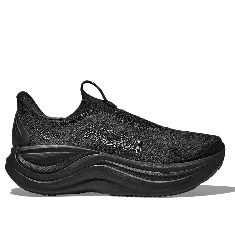 ホカ（HOKA）（レディース）ランニングシューズ ジョギングシューズ スカイワード レースレス ブラック 1168877-BBLC スニーカー