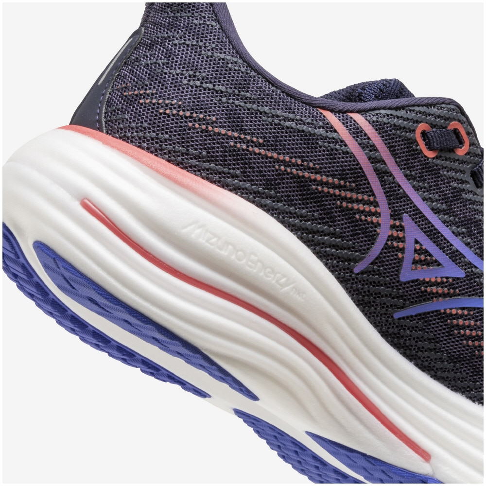 ミズノ（MIZUNO）（レディース）【先行予約商品】ノベルティ付き! ランニングシューズ ジョギングシューズ ウエーブライダー 29 ネイビー パープル J1GD250321