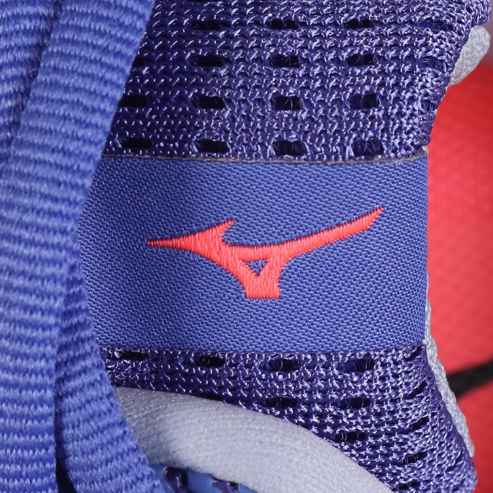 ミズノ（MIZUNO）（レディース）ランニングシューズ ジョギングシューズ ウエーブライダー29 SW パープル ホワイト J1GD250627
