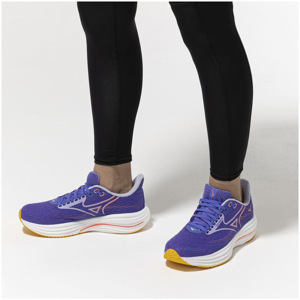 ミズノ（MIZUNO）（レディース）【先行予約商品】ノベルティ付き! ランニングシューズ ジョギングシューズ ウエーブライダー29 SW パープル ホワイト J1GD250627