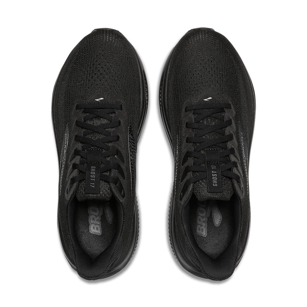 ブルックス（BROOKS）（レディース）ランニングシューズ ジョギングシューズ ゴースト 17 ワイド ブラック BRW4313 BLK スニーカー